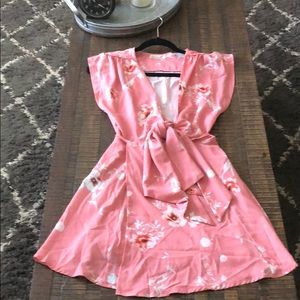 Never Worn Floral Wrap Dress